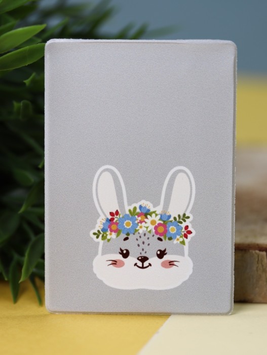Держатель для карт «Flower bunny» (6,5 х 9,5 см) 
