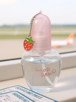 Дорожная бутылочка "Good day strawberry", pink (70 ml)
