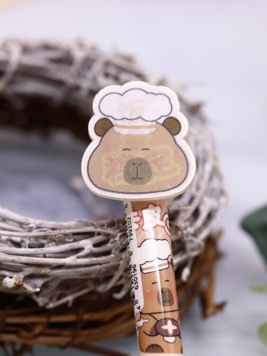 Ручка пиши-стирай "Adventures of the Capybara", mix 