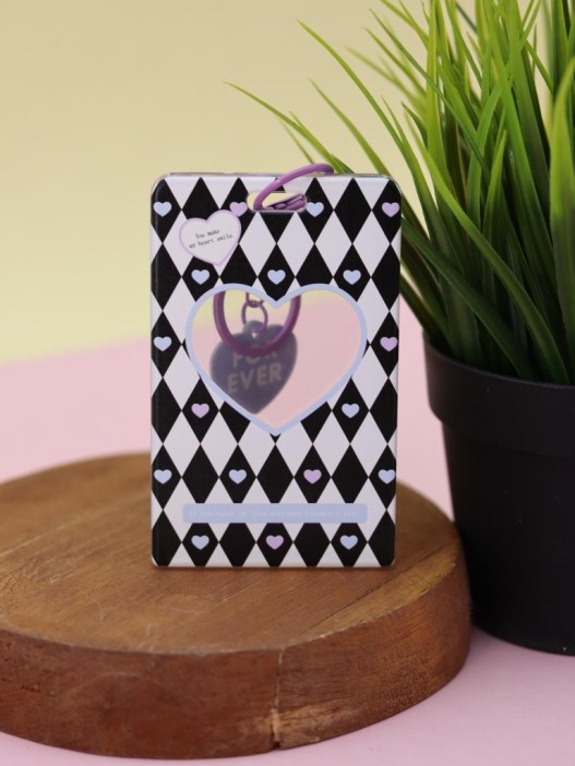Футляр для карт с брелоком &quot;Forever love&quot;, purple 