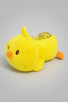 Плюшевый брелок "Lying duckling", yellow
