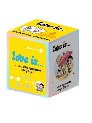 Сливочные жевательные конфеты "Love is", 18шт, банан 