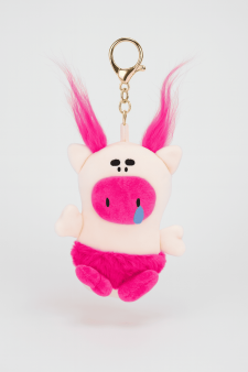 Плюшевый брелок "Swan lake", pink