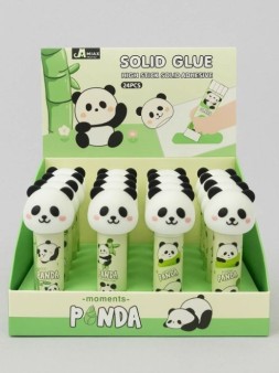 Клей канцелярский "Panda", mix (9 г), шоу-бокс 24 шт