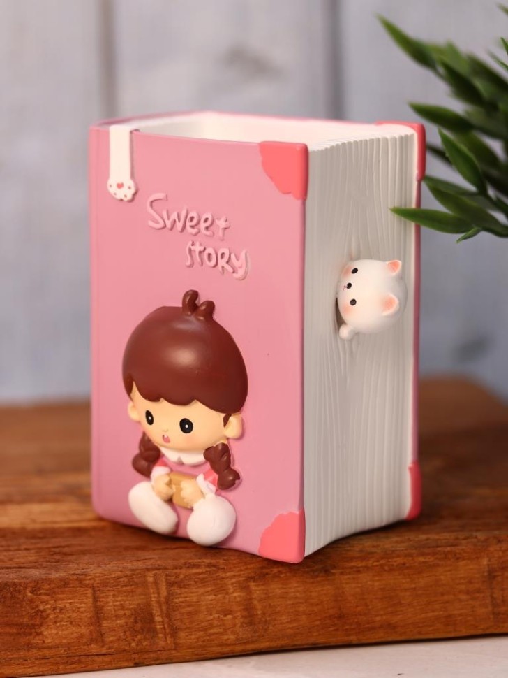 Подставка для канцелярских принадлежностей «Sweet story», pink