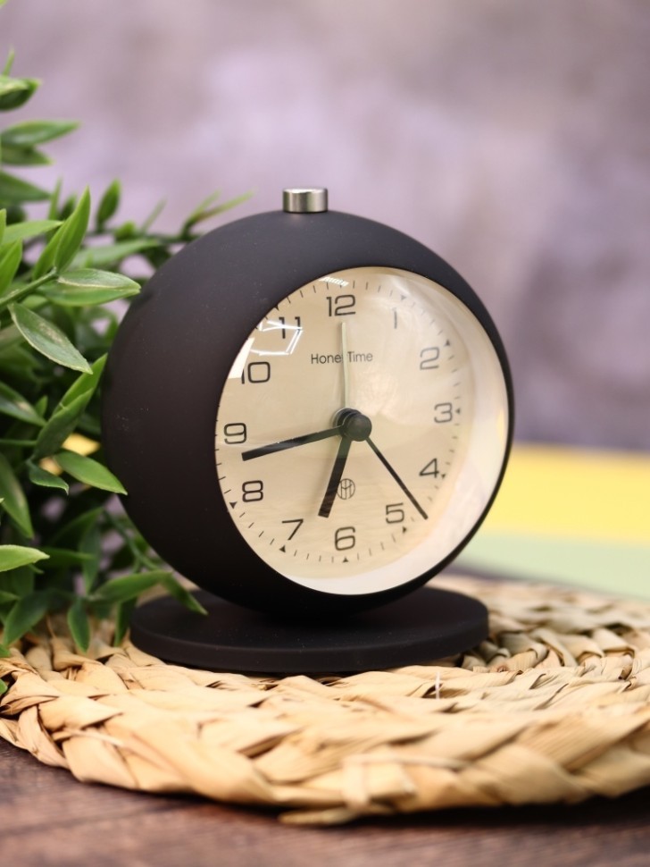 Часы-будильник «Clock UFO», black