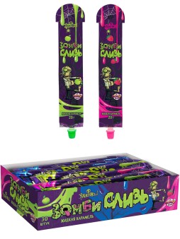 Жидкая карамель «ЗОМБИ СЛИЗЬ», 30шт.