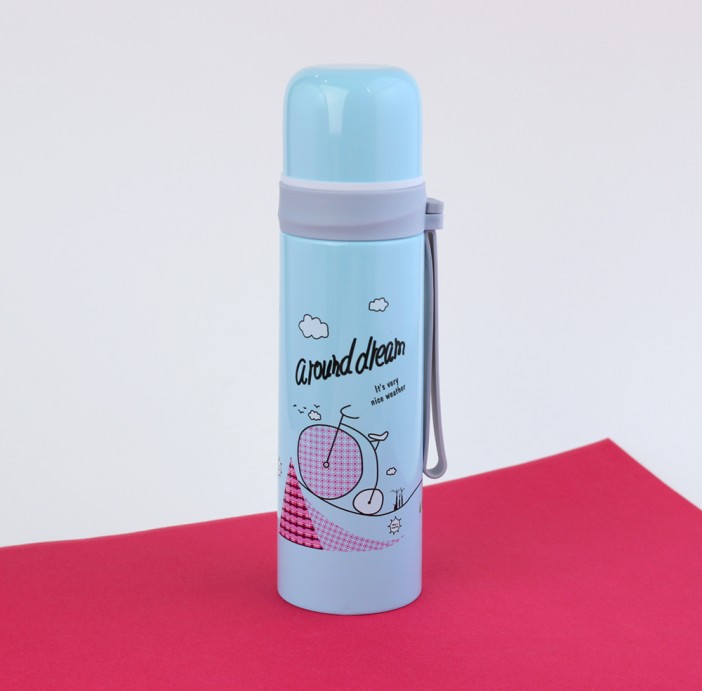 B-M-2579W-Z ТЕРМОС &quot;Around Dream&quot; blue 500ml 