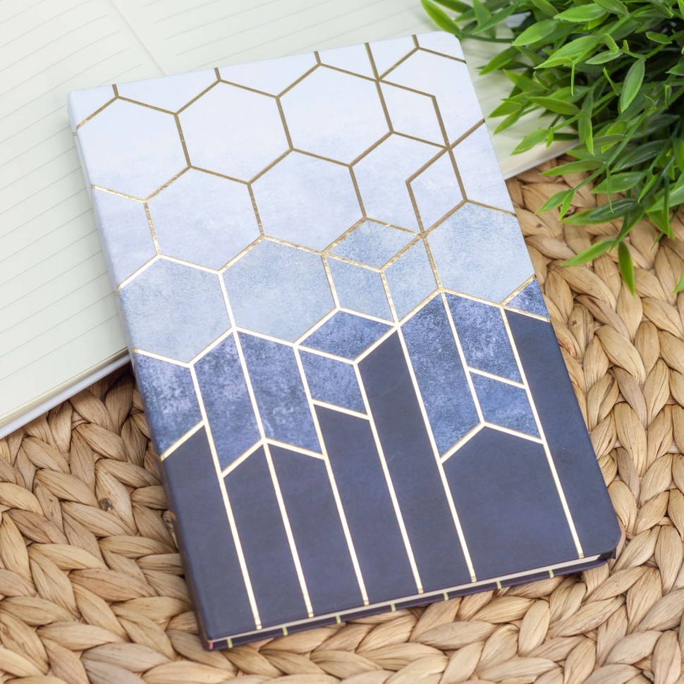 Блокнот (A5) "Gilded honeycomb №1", (14.5*21)