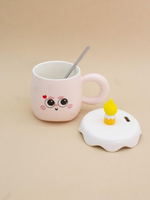 Кружка «Сake emotions», pink (400 ml) 