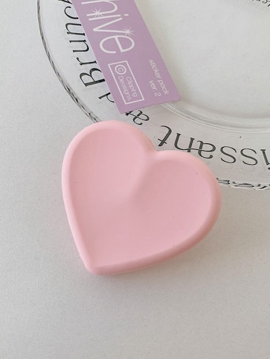Попсокет &quot;Soft heart&quot;, pink 