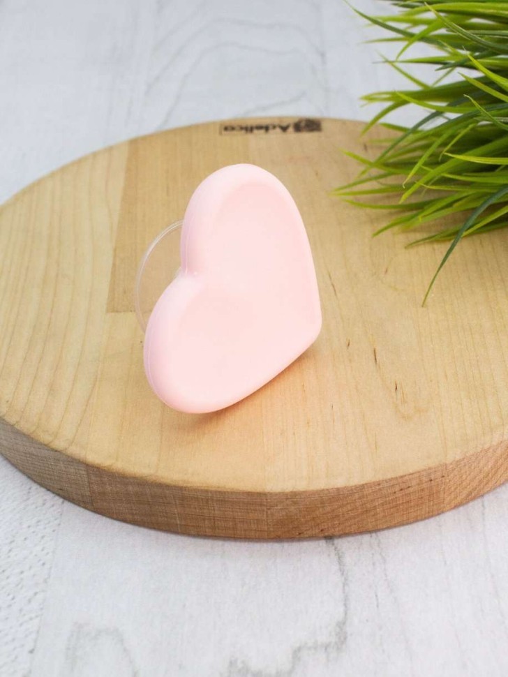 Попсокет "Soft heart", pink