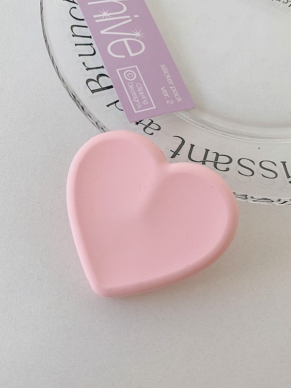 Попсокет "Soft heart", pink