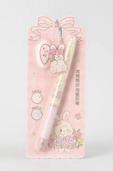 Светящаяся ручка с невидимыми чернилами "Pink Cotton Rabbit", mix