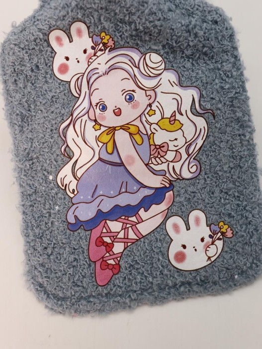 Грелка &quot;Bunny girl&quot;, blue, 300 мл (19*11 см) 