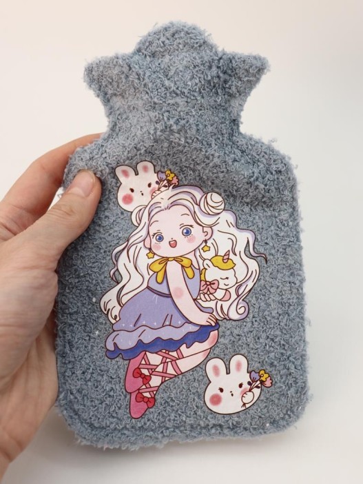 Грелка &quot;Bunny girl&quot;, blue, 300 мл (19*11 см) 