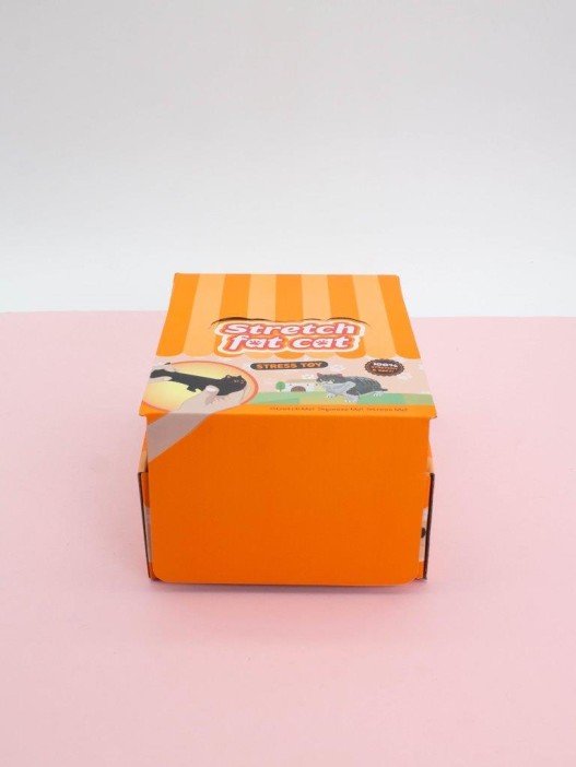 Мялка - антистресс «Fat cat», шоубокс 12 шт. 