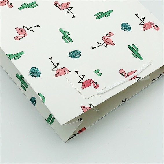 Пакет подарочный (L) "Flamingo" 