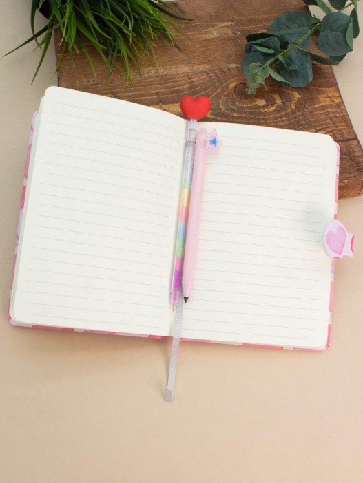 Блокнот (B6) &quot;Love pattern&quot;, pink (18.5*13) 