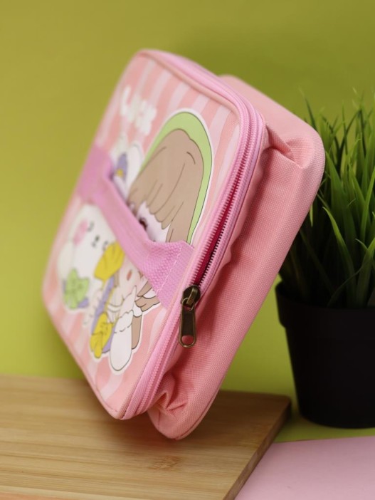 Сумка на чемодан сверху &quot;Anime Girl&quot;, pink (29*22*8) 