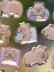 Наклейки объемные "Sleepy Capybara" (20,5*9 см) 