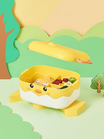 Ланчбокс «Cute duck», yellow (1200 мл) 