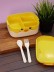 Ланчбокс «Cute duck», yellow (1200 мл)
