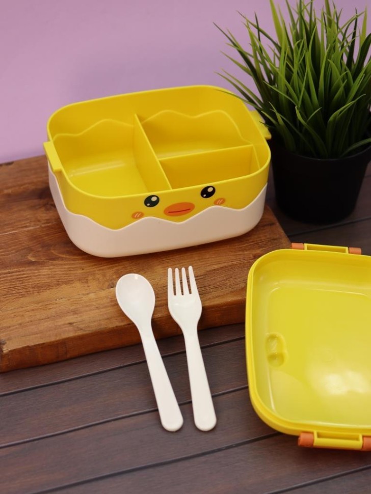 Ланчбокс «Cute duck», yellow (1200 мл)