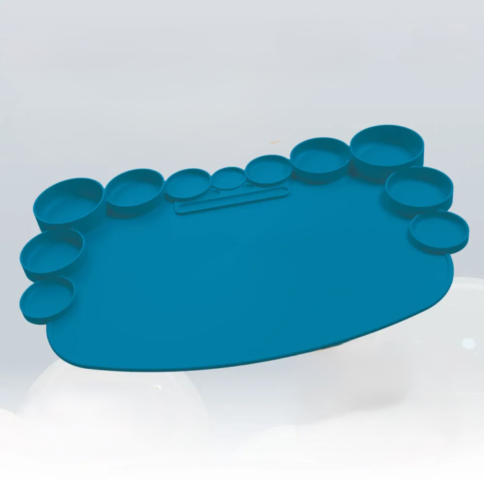 Коврик силиконовый &quot;Circles&quot;, blue 