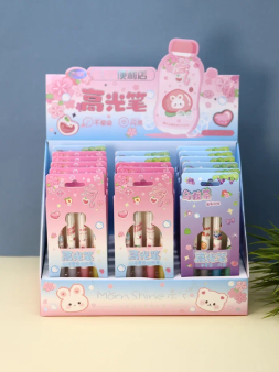 Набор цветных ручек (4 шт) "Soda Set", mix, шоу-бокс 18 шт.