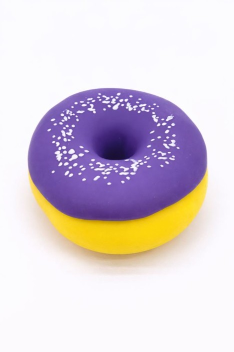Мялка - антистресс «Пончик», фиолетовый 