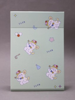 Зеркало "Luck dog", green