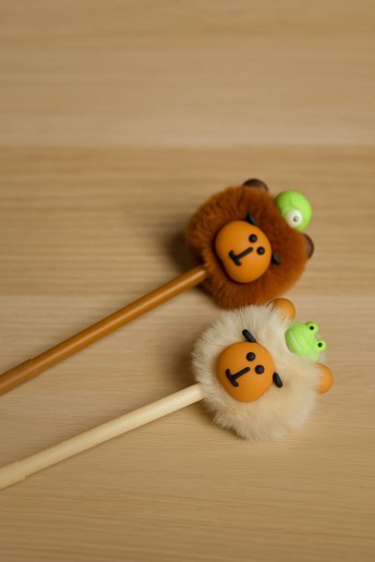 Ручка с помпоном "Funny capybara", mix