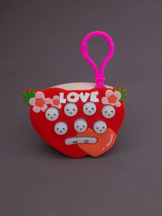 Брелок-антистресс POP IT электронный &quot;Love&quot; 7*8 см 