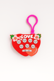 Брелок-антистресс POP IT электронный "Love" 7*8 см