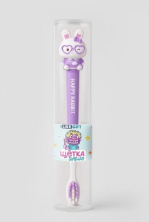 Зубная щётка для взрослых iLikeGift &quot;Dreamy bunny&quot;, purple (21 см)