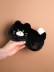 Маска для сна гелевая GIRLY "Fluffy cat", black 