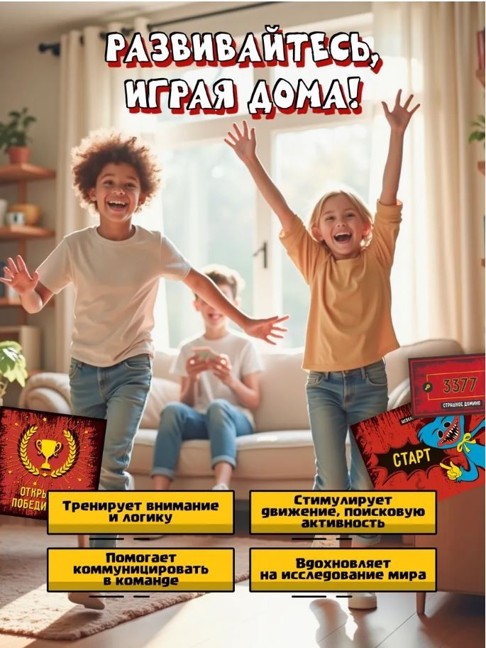 Квест игра для детей "Фабрика игрушек" Эксперимент 1006, 7+