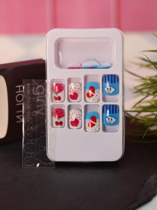 Накладные ногти GIRLY «Diversity», 12 шт., с клеевыми пластинами 