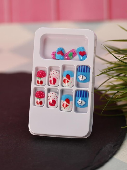 Накладные ногти GIRLY «Diversity», 12 шт., с клеевыми пластинами 