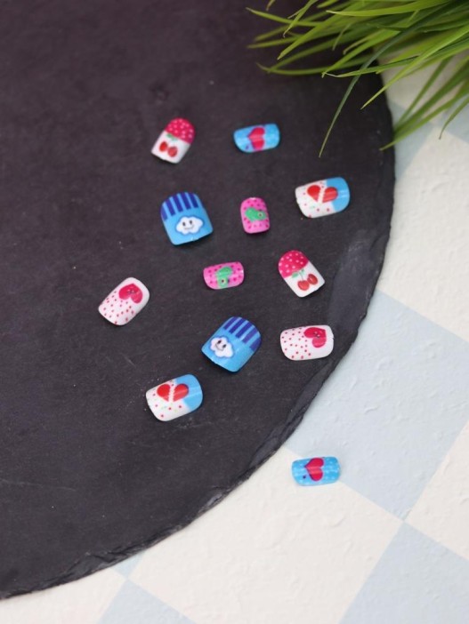 Накладные ногти GIRLY «Diversity», 12 шт., с клеевыми пластинами 