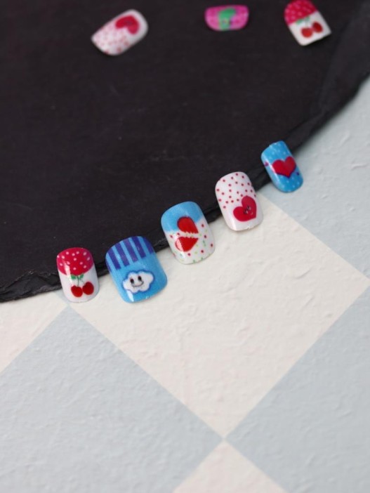 Накладные ногти GIRLY «Diversity», 12 шт., с клеевыми пластинами 