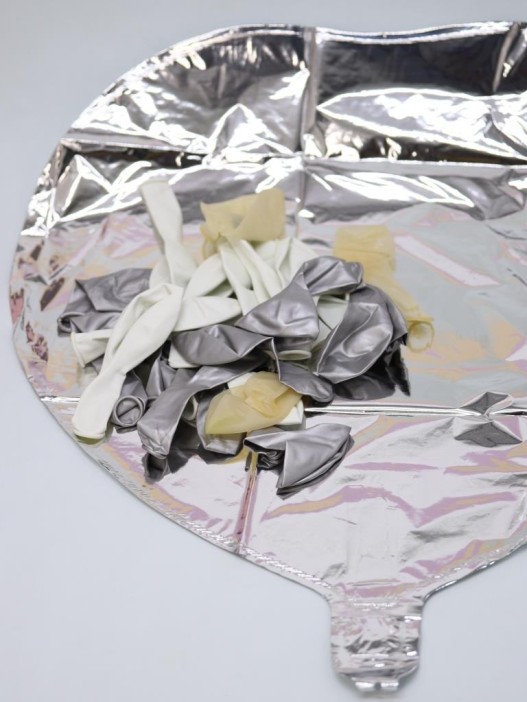 Набор воздушных шаров 25 шт. &quot;Air heart&quot;, silver 