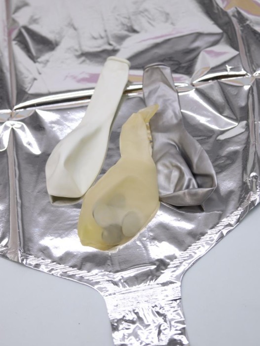 Набор воздушных шаров 25 шт. &quot;Air heart&quot;, silver 