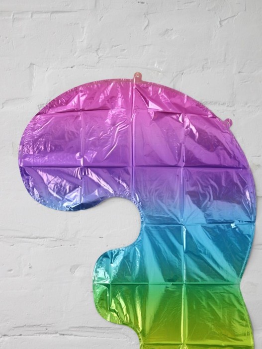 Шар фольгированный &quot;Multicolour numbers&quot; цифра 3, (80 см) 