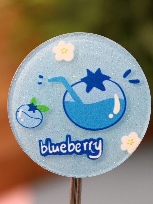 Крючок на липучке «Blueberry», blue 