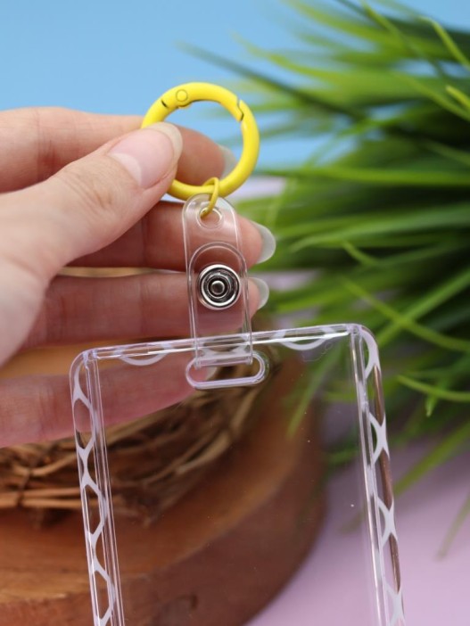 Футляр для карт "Wave outline", yellow 