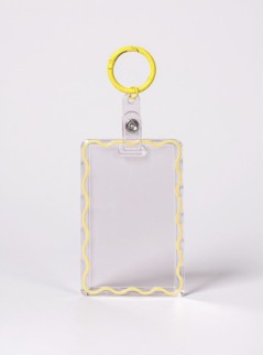 Футляр для карт &quot;Wave outline&quot;, yellow