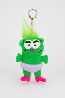 Плюшевый брелок "Swan lake", green