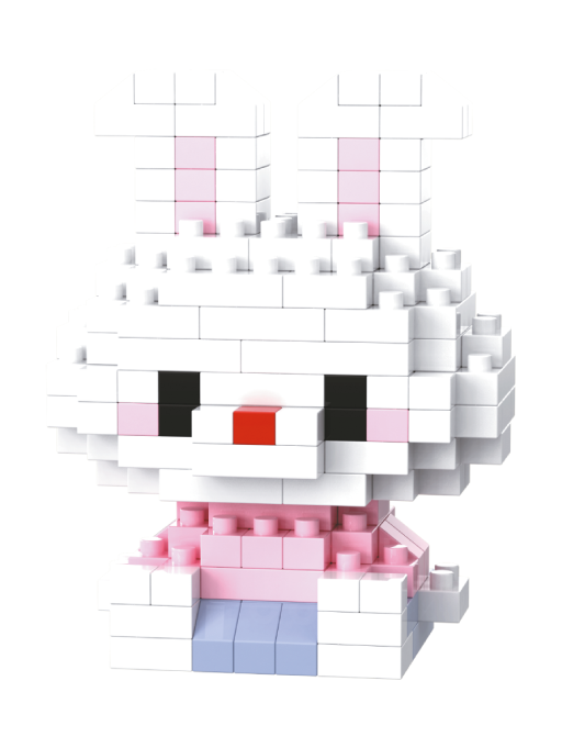 Конструктор "WHITE BUNNY" (153 детали), 5*4*3 см. 
